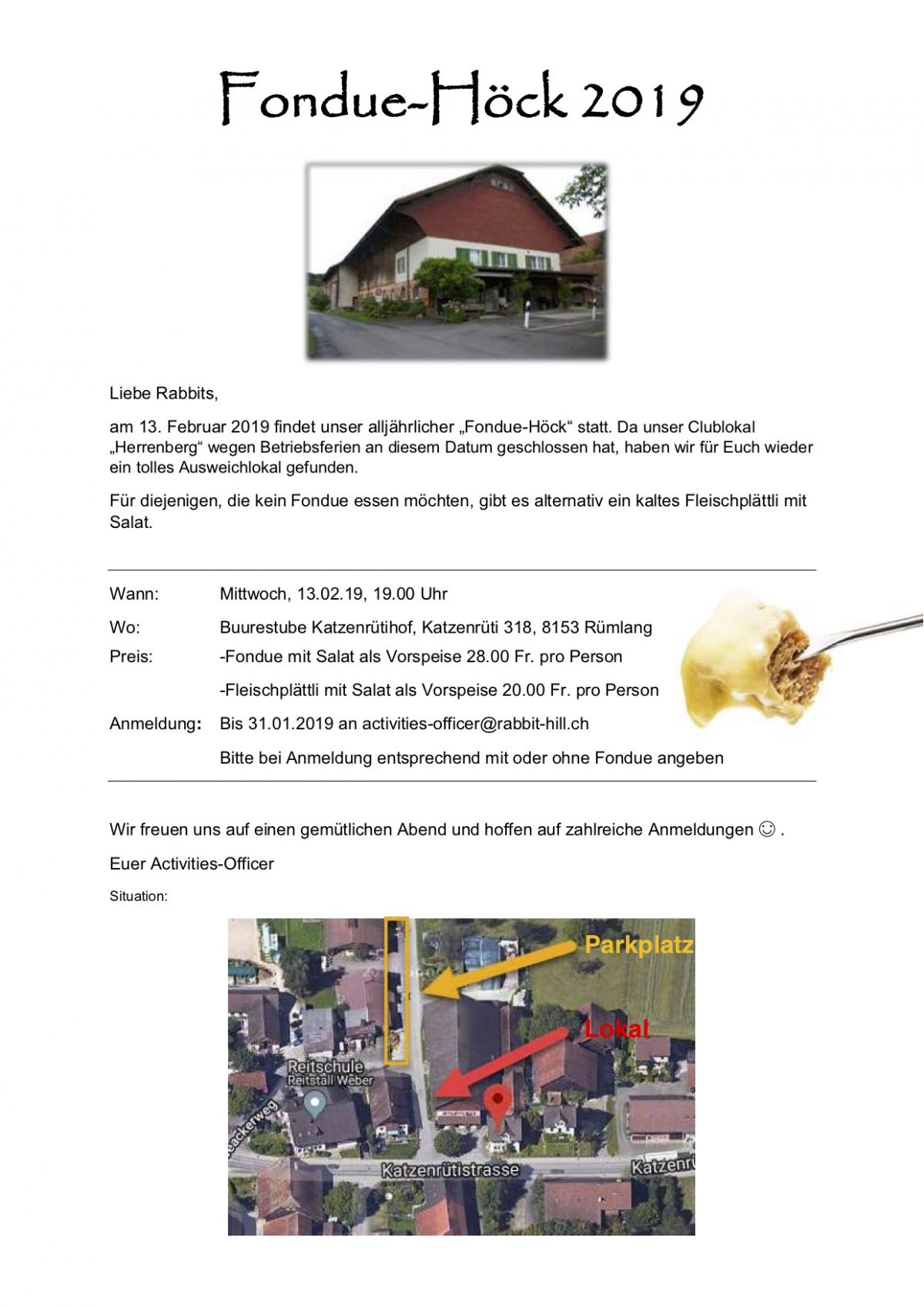 Fondue-Höck 2019